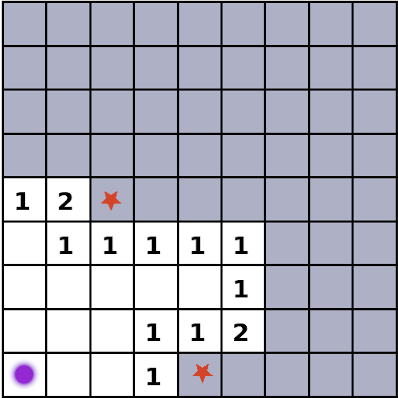 simple minesweeper python